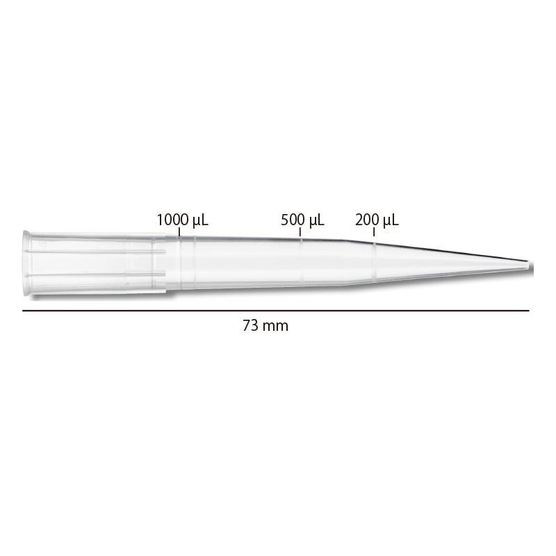 1000 µL, Standard Tip, Graduated, System Rack (PP), Sterilized "120P-706CS" (96 tips x 10 racks)