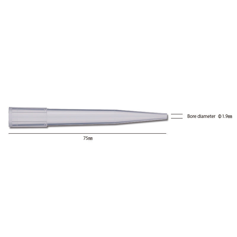 1000 µL, Large-bore Tip, System Rack (PP) "120P-844CS" (96 tips x 10 racks)