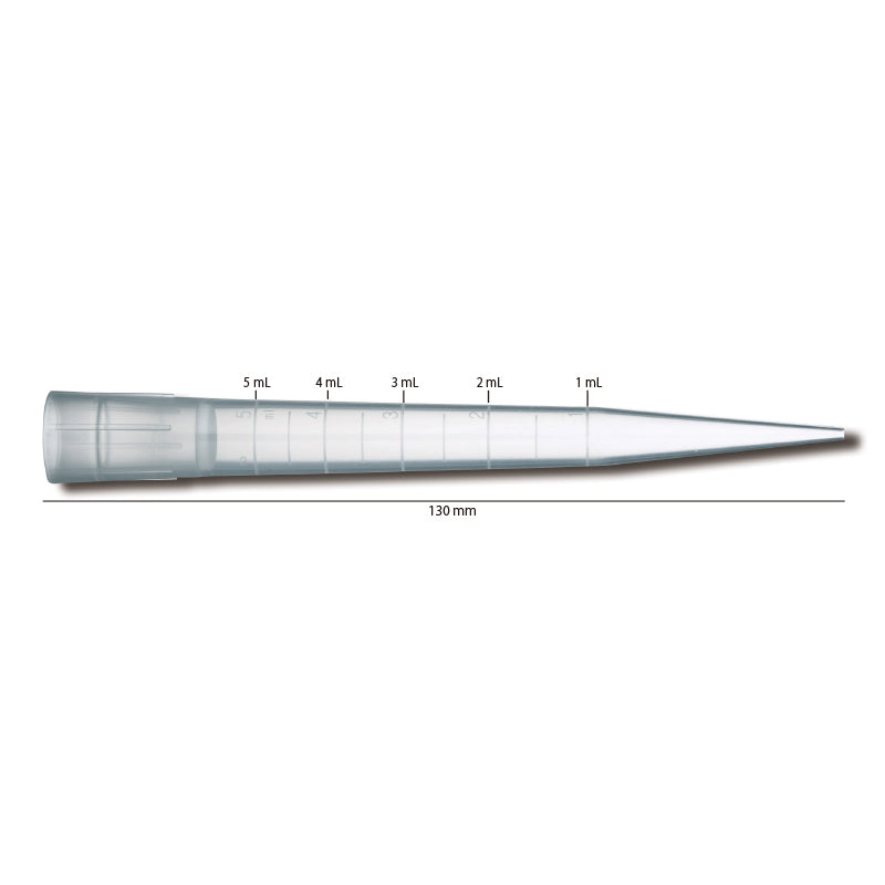5 mL, Filter Tip, Graduated, Refill Plate, Sterilized "126-5000SM" (24 tips x 10plates)