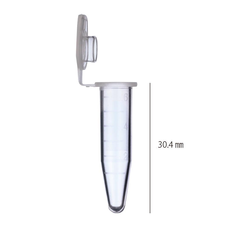 0.6 mL, Microtube, Round Bottom, Snap Cap "130-806C" (1000 tubes)
