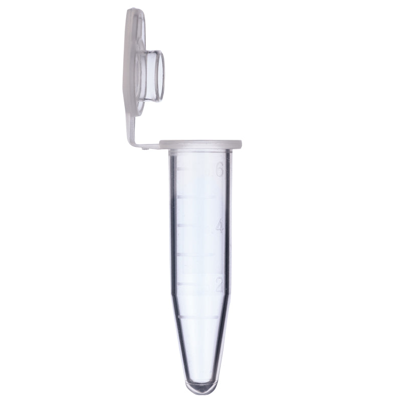 0.6 mL, Microtube, Round Bottom, Snap Cap "130-806C" (1000 tubes)
