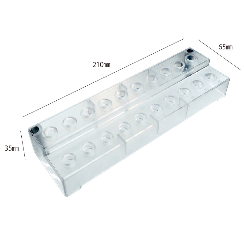Microtube Stand for 20 tubes, Clear "1511-205" (10 pieces)