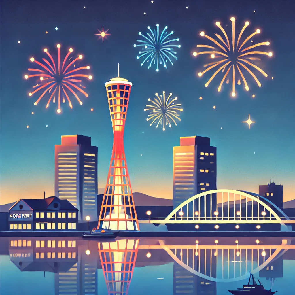 Fireworks in Kobe: A Magical Winter Goodbye!
