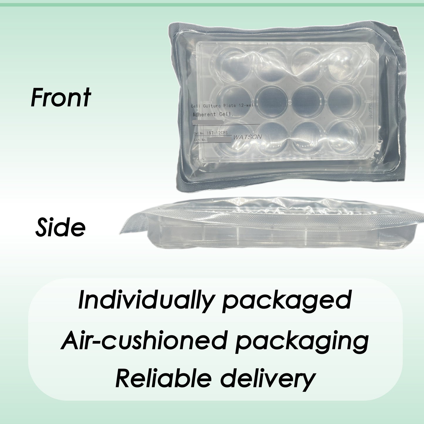 Cell Culture Plate 12-well, Adherent Cell, Sterilzed "197-12CPS" (50 pieces)