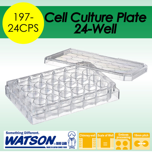 Cell Culture Plate 24-well, Adherent Cell, Sterilzed "197-24CPS" (50 pieces)