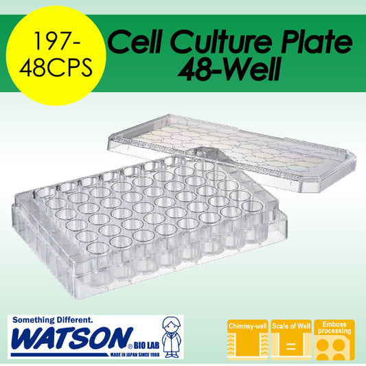Cell Culture Plate 48-well, Adherent Cell, Sterilzed "197-48CPS" (50 pieces)