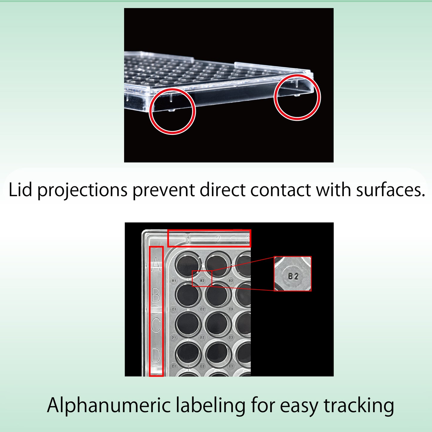 Cell Culture Plate 96-well Flat Bottom, Individual Well, Adherent Cell,Sterilized "197-96CIPS"  (50 pieces)