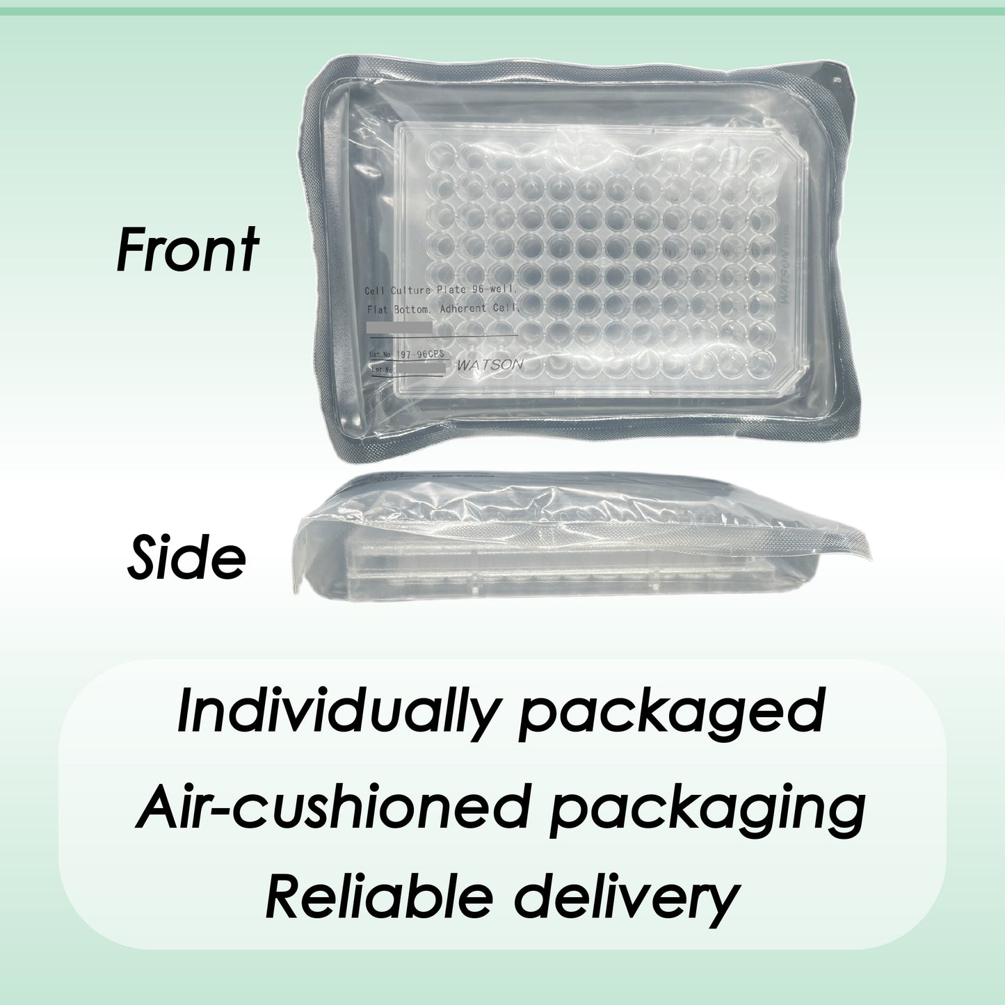 Cell Culture Plate 96-well Flat Bottom, Adherent Cell, Sterilized "197-96CPS" (50 pieces)