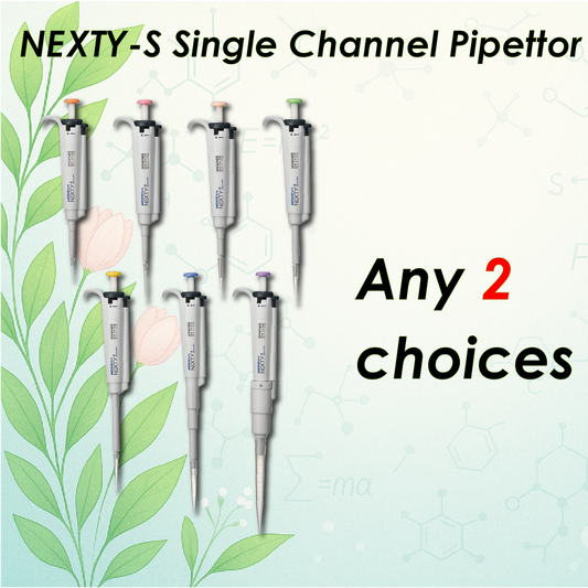 010501. Any 2 choices NEXTY-S Single Channel Pipettes set