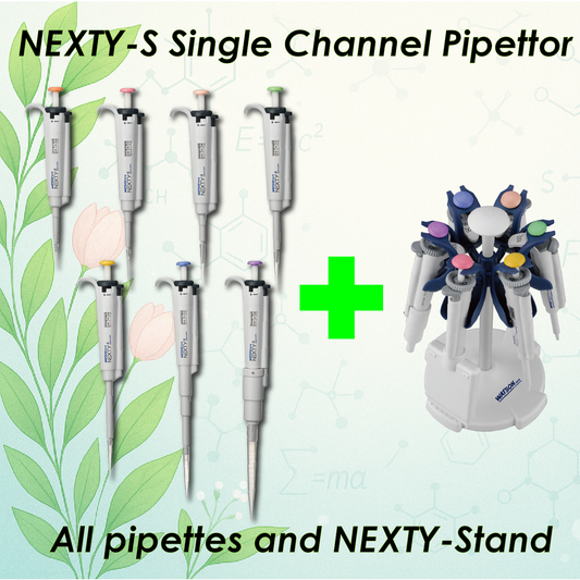 010506. All NEXTY-S Single Channel Pipettes set