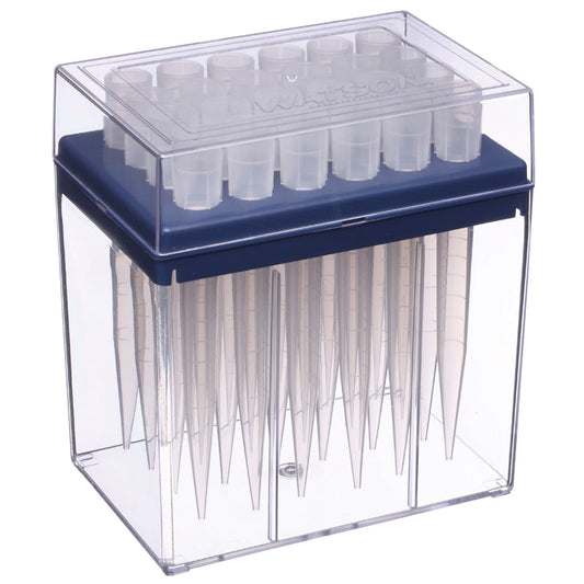 124-5000S, 5000 µL, Filtered Tips with Polycarbonate Rack, 240 Pieces, Natural Color, Made in Japan/Kobe