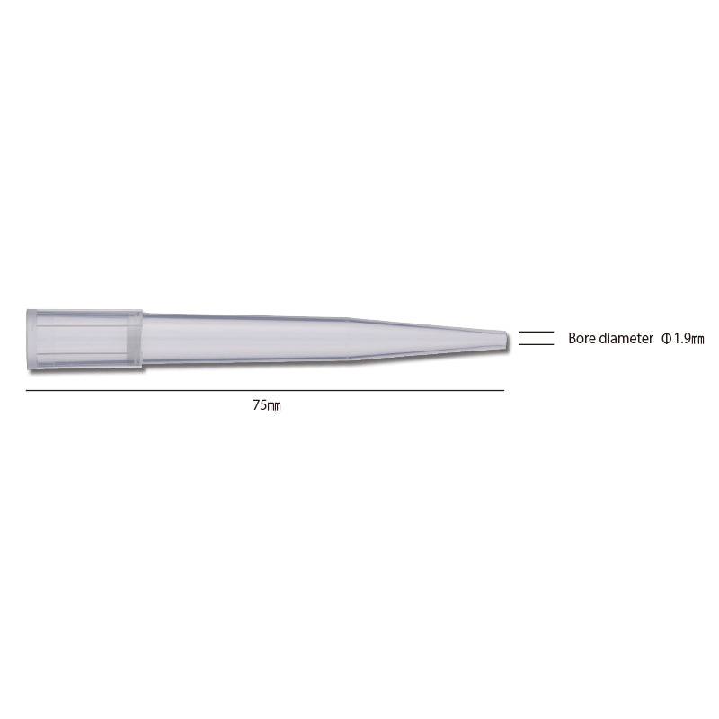 1000 µL, Large-bore Filter Tip, System Rack (PP), Sterilized "124P-844CS" (96 tips x 10 racks)
