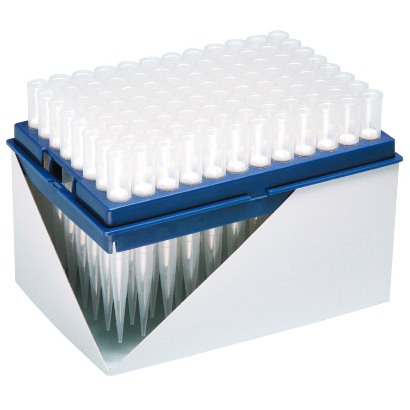 1000 µL, Long Filter Tip, Graduated, Refill Plate, Sterilized "126-1000S" (96 tips x 10 plates)