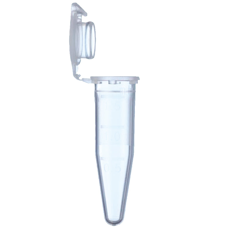 1.5 mL, Microtube with Locking-Cap, Round Bottom, Soft-Touch Cap "131-7155C" (1000 tubes)