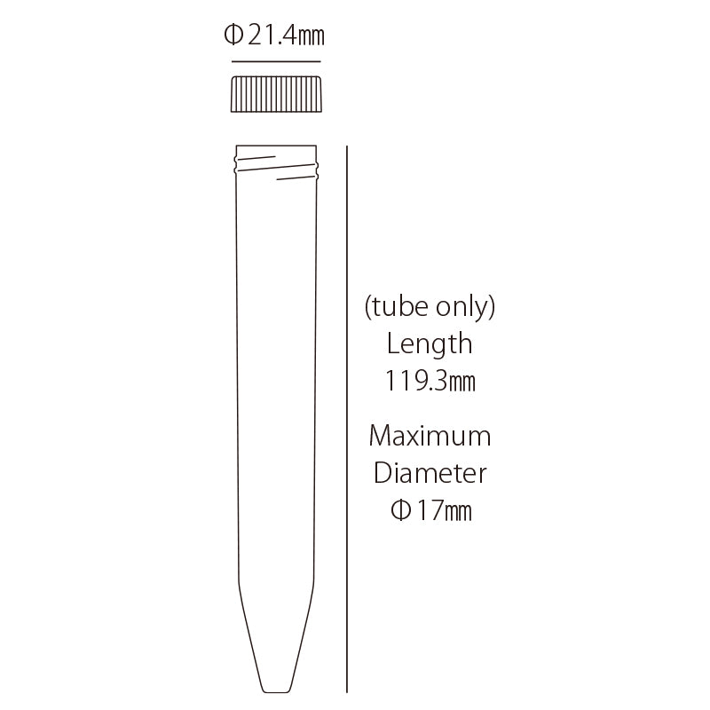 15 mL, Centrifuge Tube, Conical Bottom, White Cap "1332-015S" (48 pieces x 10 bags)