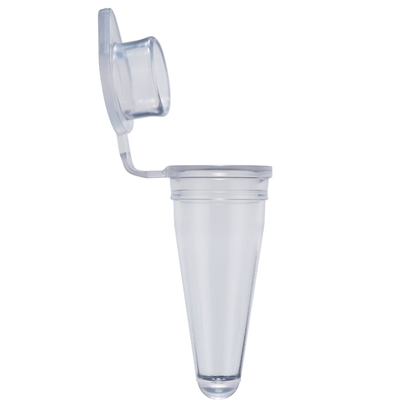 0.1 mL, PCR Tube with Flat Cap, Natural "137-218C" (1000 tubes)