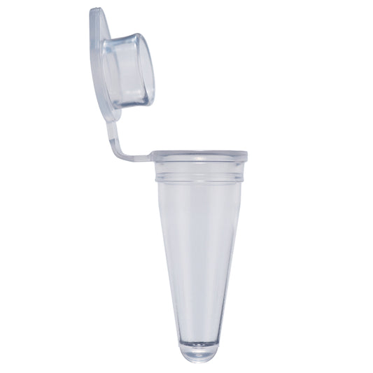 0.1 mL, PCR Tube with Flat Cap, Natural "137-218C" (1000 tubes)