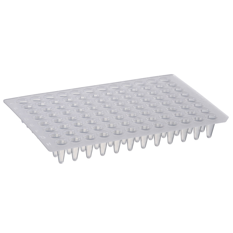 0.1 mL, 96 well PCR Plate, Non Skirted, Natural "137-674C" (10 plates)