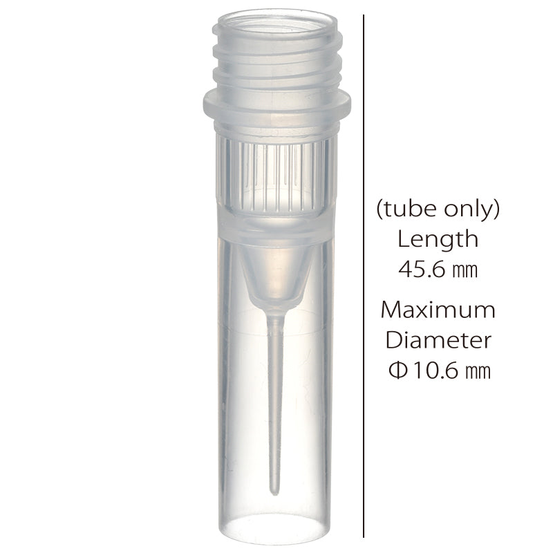 0.5 mL, Screwcap Tube, Self-standing, Tube Only "139-105-111C" (500 tubes)