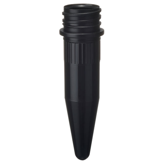 1.5 mL, Screwcap Tube, Conical Bottom, Black for Shading, Tube Only "139-115-112BL" (500 tubes)