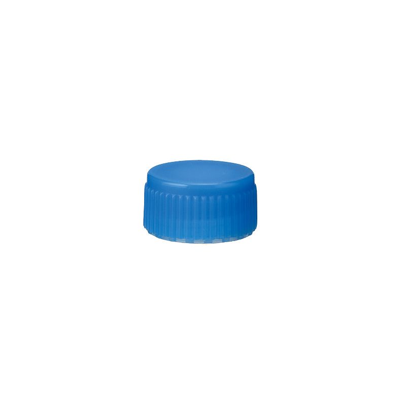 Screwcap with O-ring, Blue "139-201B" (500 pieces)