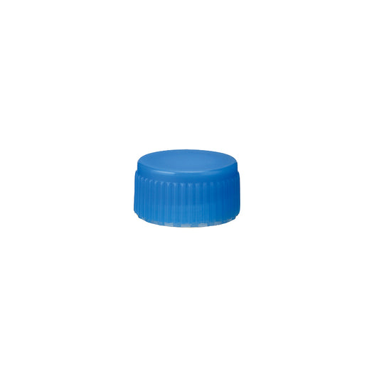 Screwcap with O-ring, Blue "139-201B" (500 pieces)