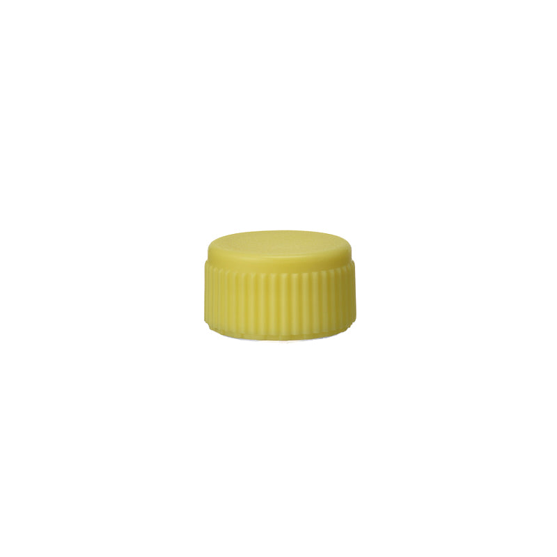 Screwcap with O-ring, Yellow "139-201Y" (500 pieces)