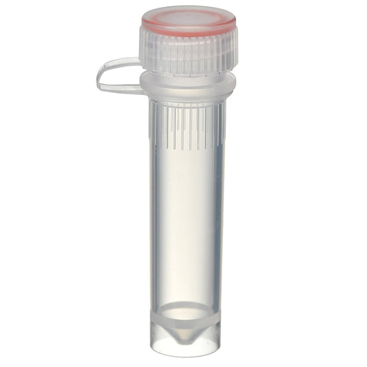 2.0 mL, Screwcap Tube, Self-standing, attached O-ring Loop Cap "1392-200-SS-LP-C" (500 tubes)