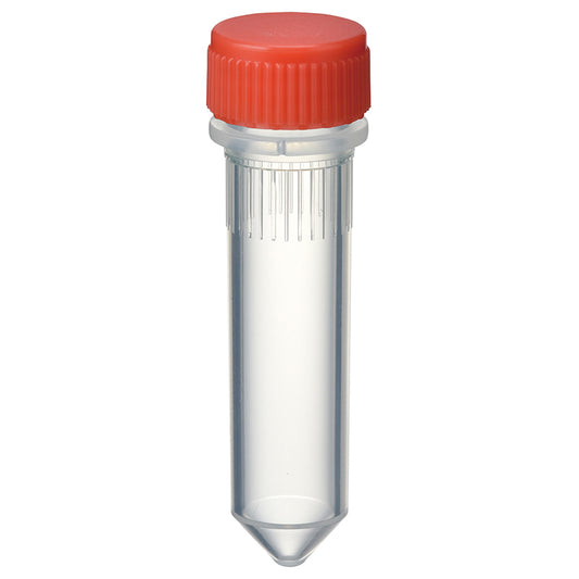 2.0 mL, O-ring less Screwcap Tube, Conical Bottom, attached Red Cap, Sterilized "1394-200-RS" (20 tubes x 25 bags)