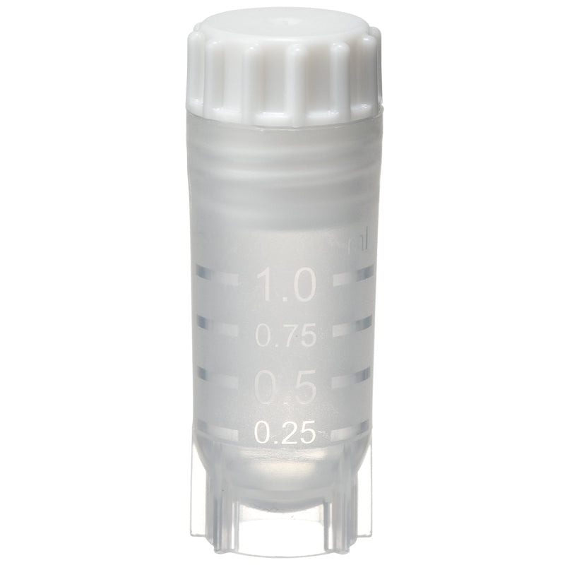 1.0mL Cryotube with Internal Thread Screwcap, Self-standing, Sterilized "1396-101S" (20 pieces)