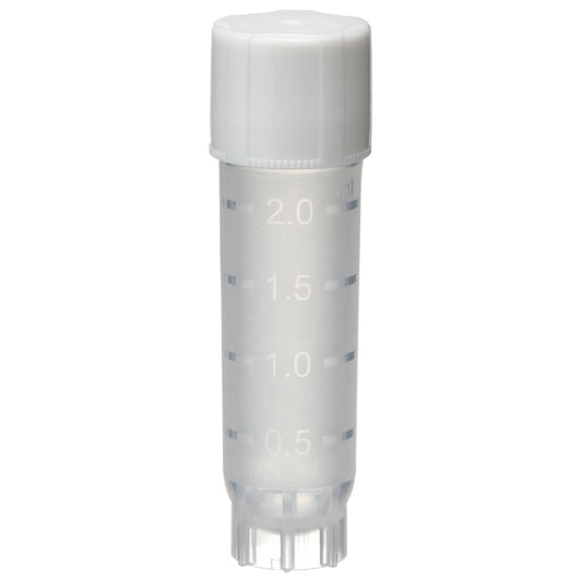 2.0mL Cryotube with External Thread Screwcap, Self-standing, Sterilized "1396-200S" (20 pieces)