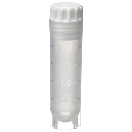 2.0mL Cryotube with Internal Thread Screwcap, Self-standing, Sterilized "1396-201S" (20 pieces)