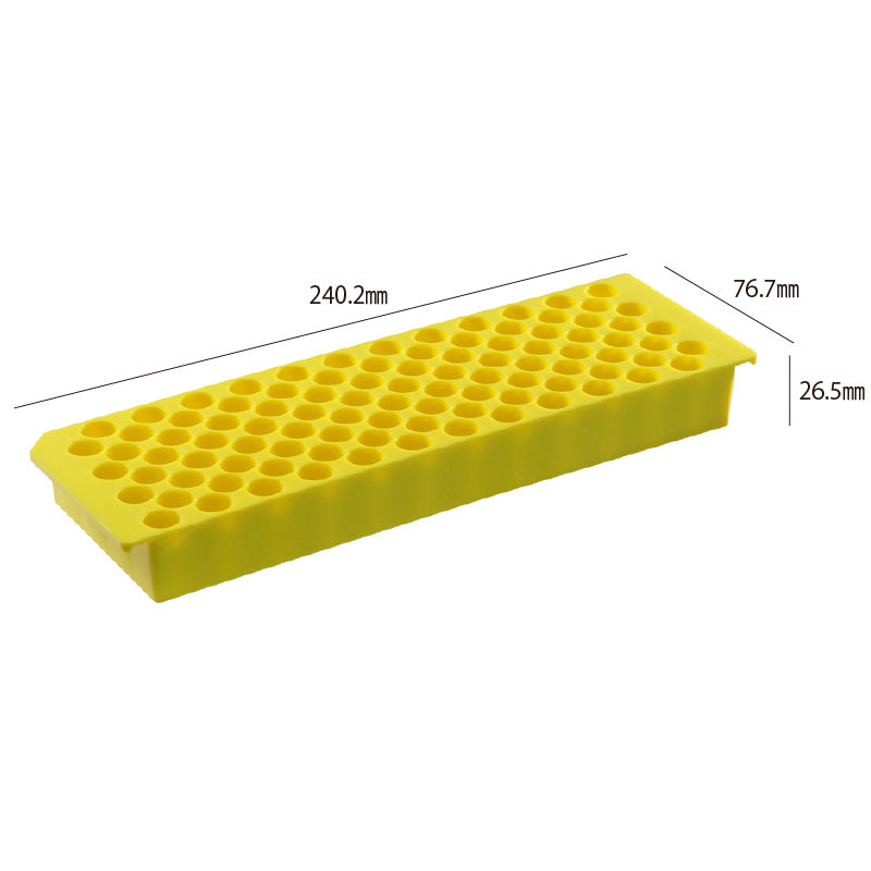 Microtube Stand for 96 tubes, "ECO RACK" Yellow "1521-902Y" (1 piece)