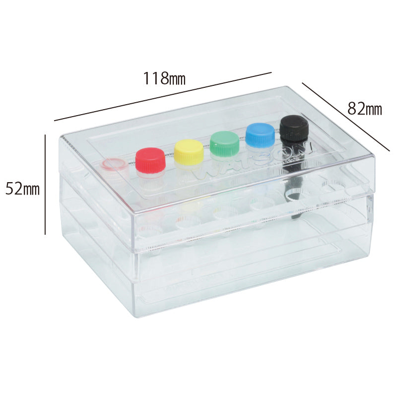 Piccolo Rack for 24 Screwcap Tubes, Clear "1522-2451" (10 pieces)