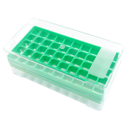Freezer Storage Rack for 50 Microtubes, Green "1577-550G" (10 pieces)