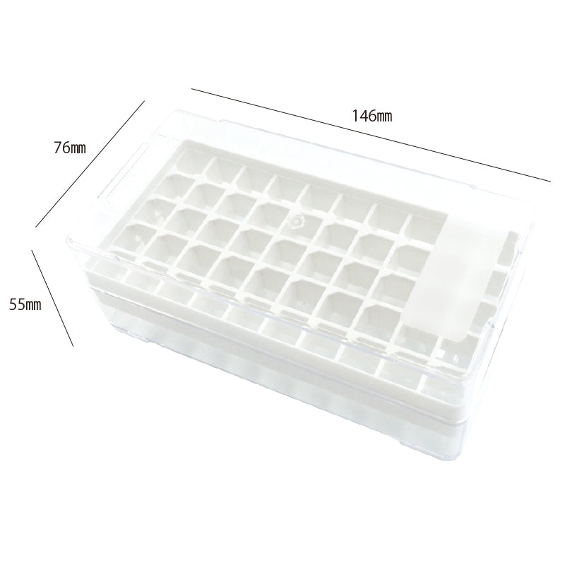 Freezer Storage Rack for 50 Microtubes, White "1577-550W" (10 pieces)