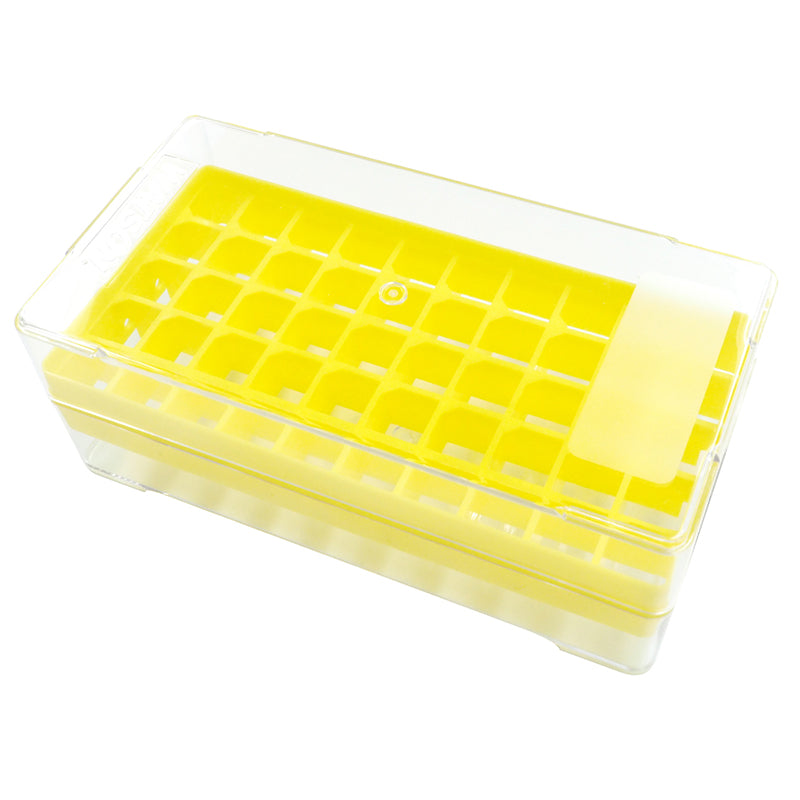 Freezer Storage Rack for 50 Microtubes, Yellow "1577-550Y" (10 pieces)