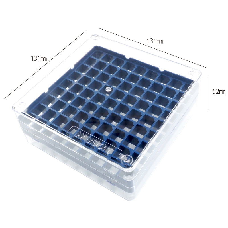 Freezer Storage Rack for 81 Microtubes, Blue "1577-850B" (10 pieces)