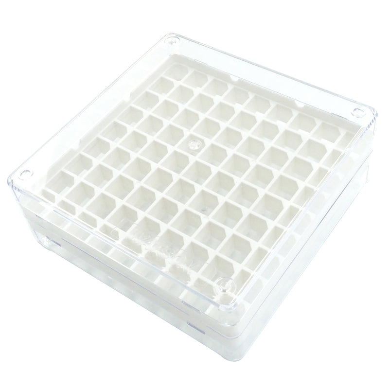 Freezer Storage Rack for 81 Microtubes, White "1577-850W" (10 pieces)