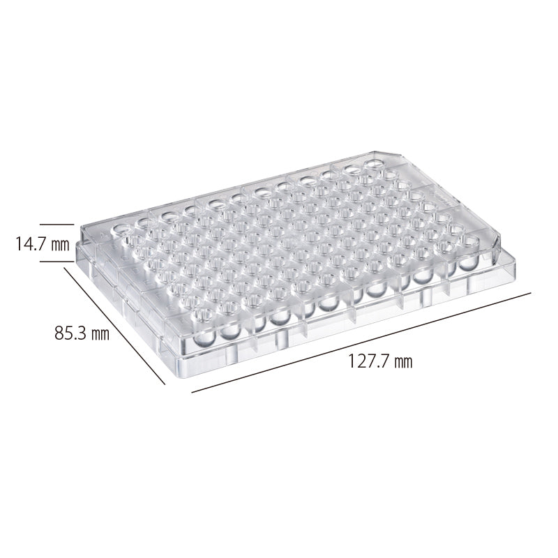 Microplate 96-well, Only Plate, Round Bottom, 330 μL "195-96U" (10 pieces x 10 bags)