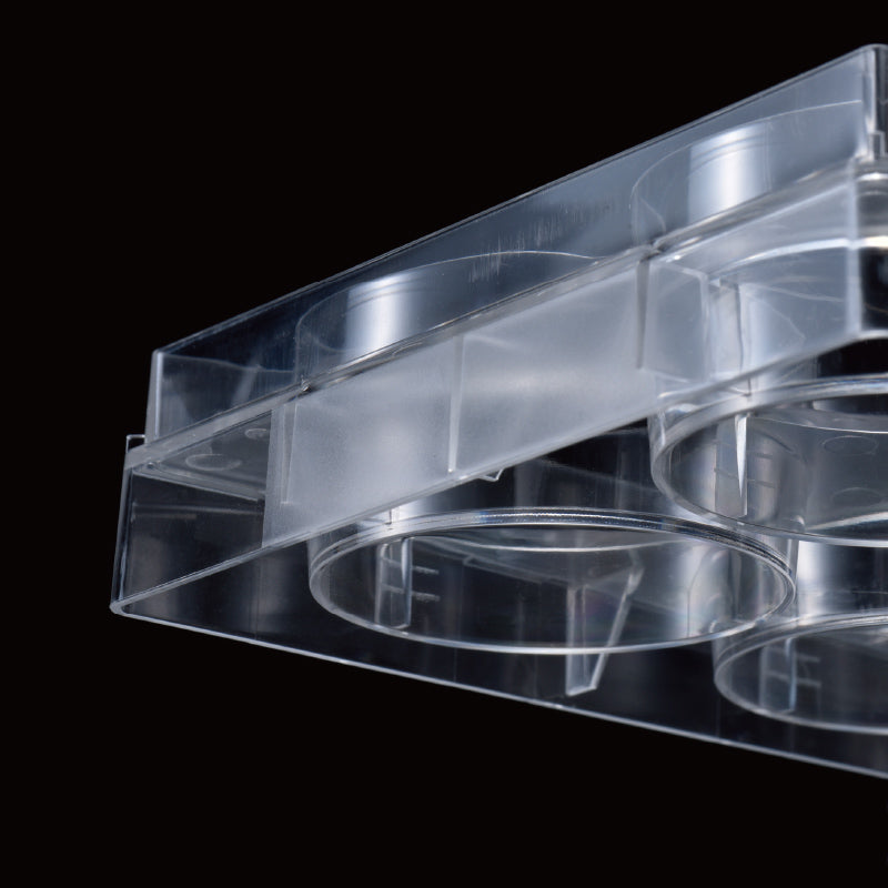 Microplate, 6-well, with Lid, Flat Bottom, Sterilized "196-06FS" (50 pieces)