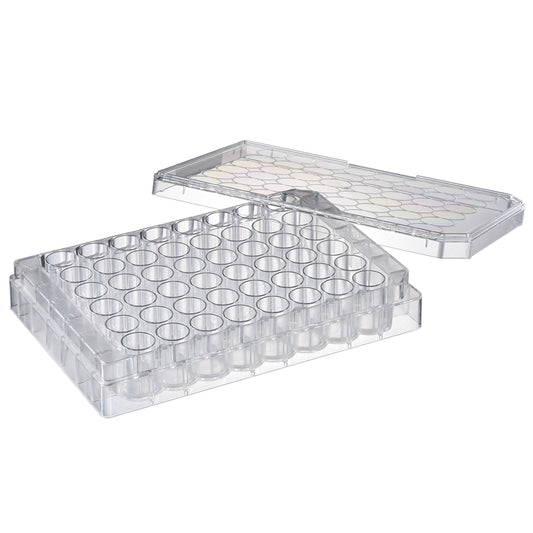Microplate, 48-well, with Lid, Flat Bottom, Sterilized "196-48FS" (50 pieces)