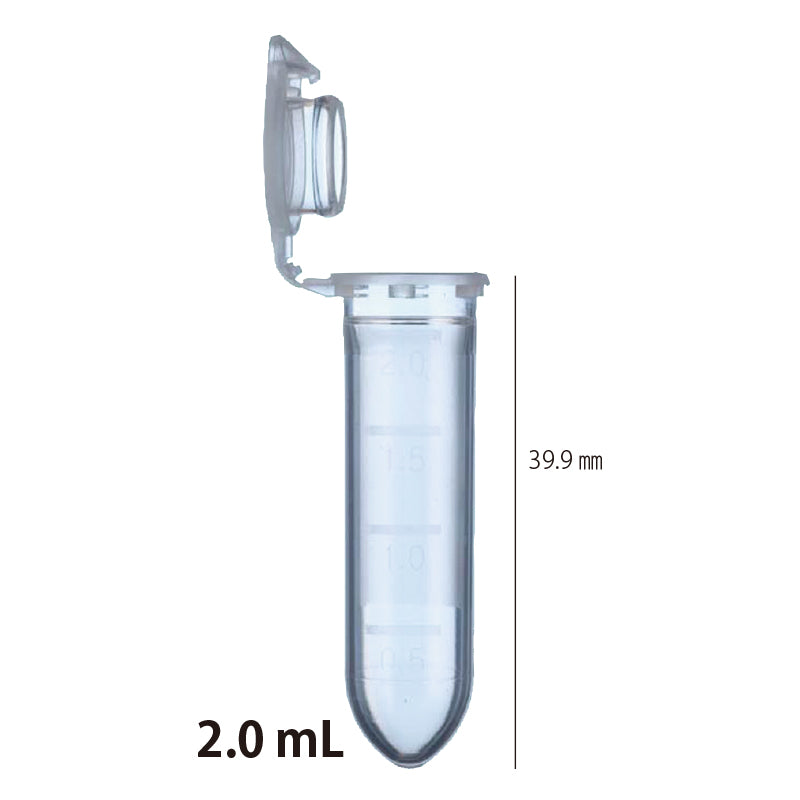 2.0 mL, Protein Low Binding Tube, "PROKEEP", Round Bottom "PK-20C-500" (500 tubes)